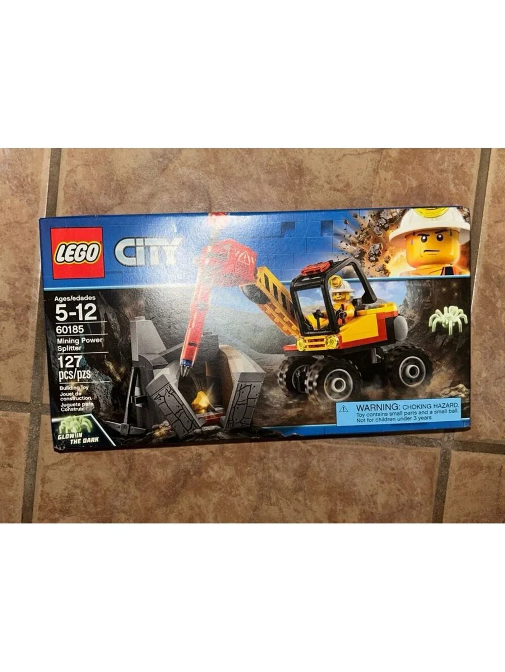 LEGO City 60185 Mining Power Splitter New Sealed Retired Set 127 Pieces
